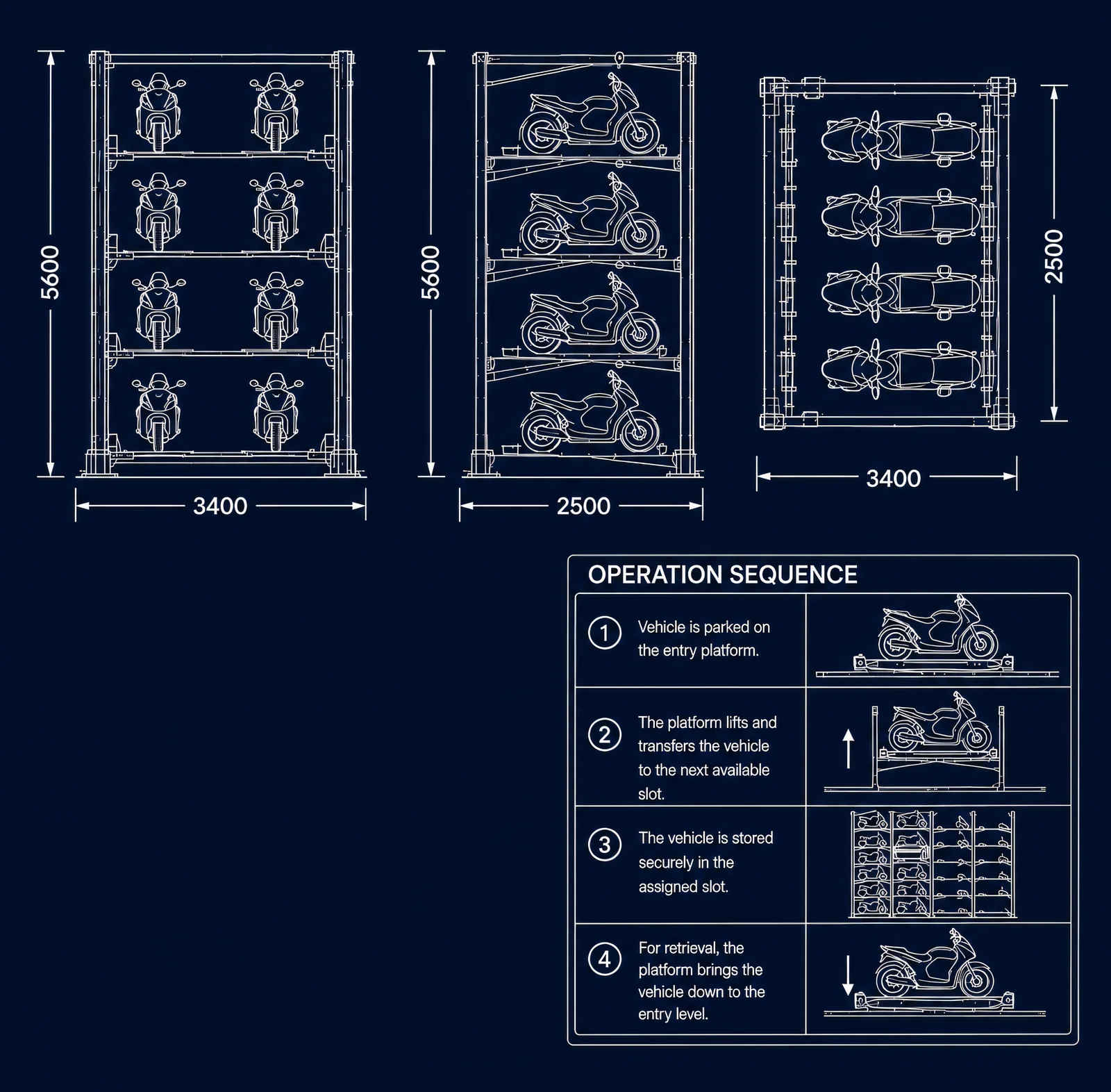 Pit Puzzle technical drawing